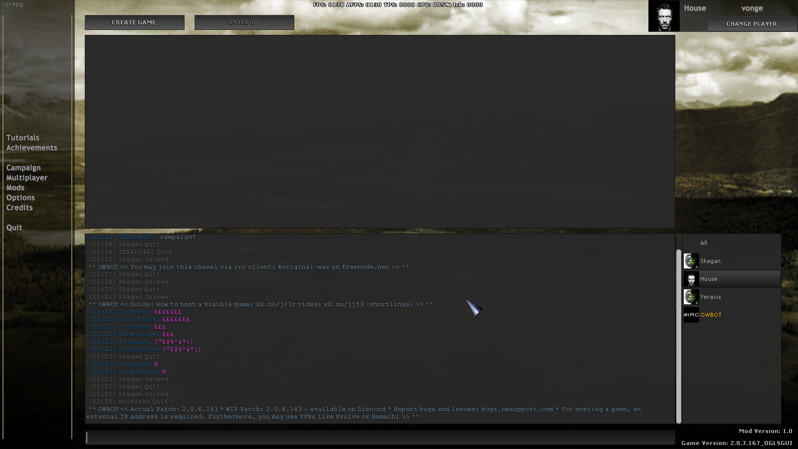 SGUI Prototype