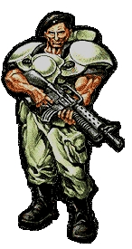 Soldier left